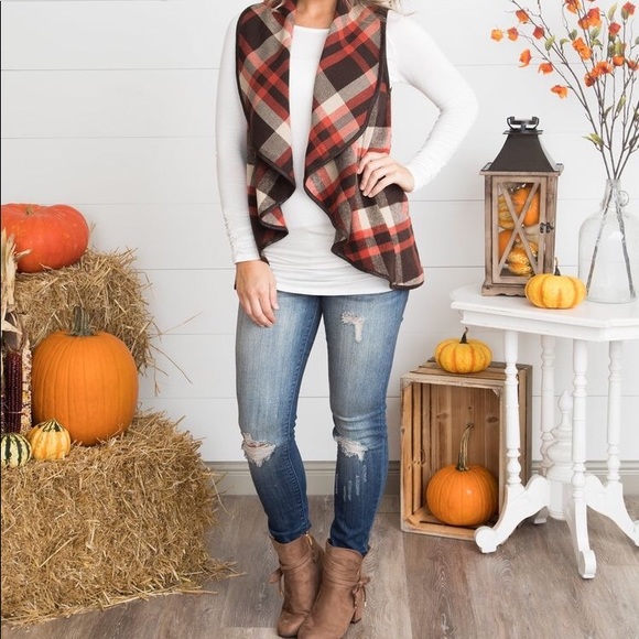 SOLDOUT☕️”LAYLA”☕️Perfectly COZY Warm Waterfall Vest🆕NWT - Picture 4 of 8